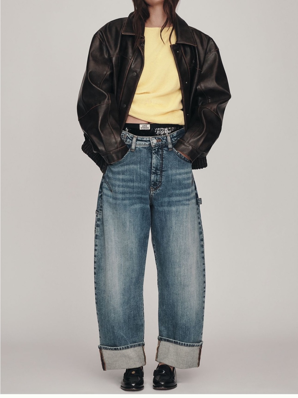 Anthropologie Kayden High Rise Carpenter Barrel Jeans by Pilcro Size 32 - Picture 9 of 9